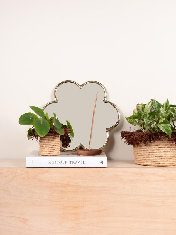 Bohemia Design Raffia Tassel Storage Pots Tobacco