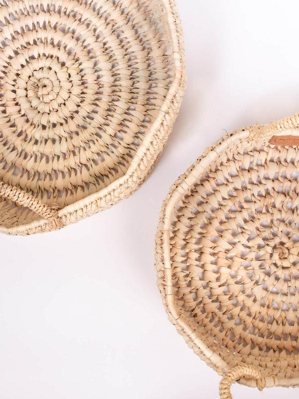 Bohemia Design Round Open Weave Baskets