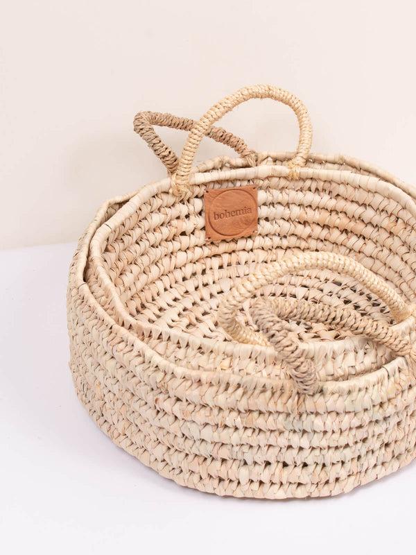 bohemia design Round Open Weave Baskets