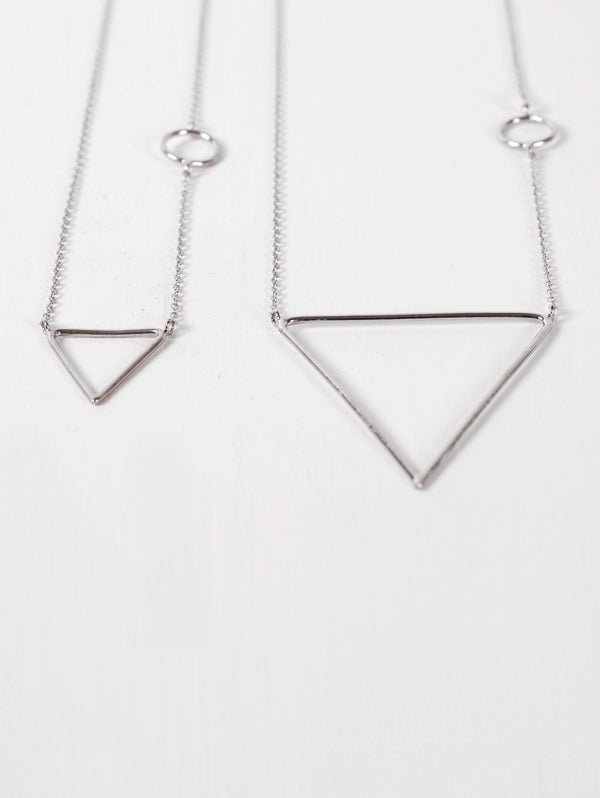 Bohemia Design Silver Pyramid Necklaces