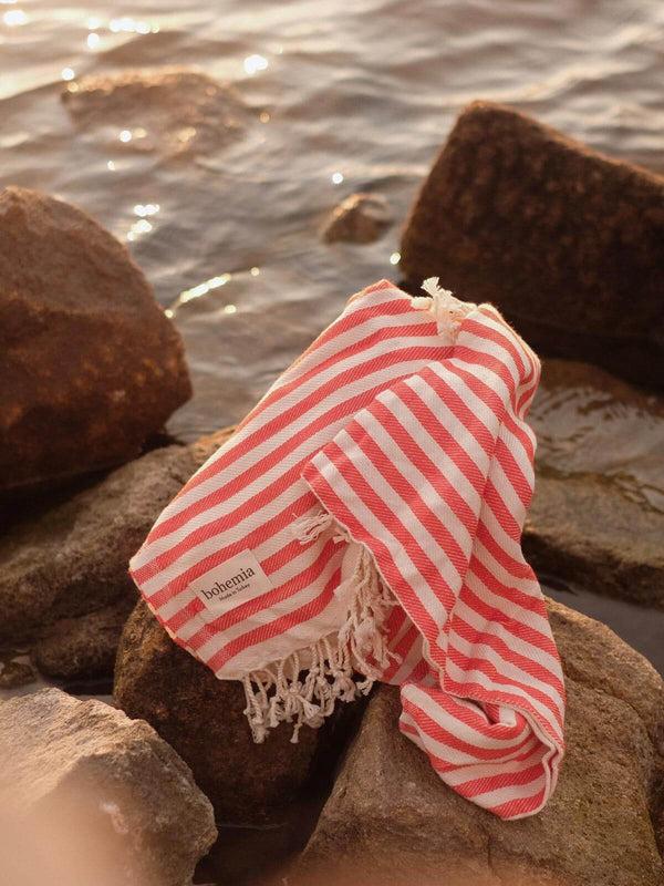 bohemia design Sorrento Hammam Towel Orange