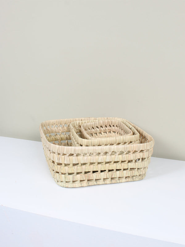 Bohemia Design Square Open Weave Storage Tray