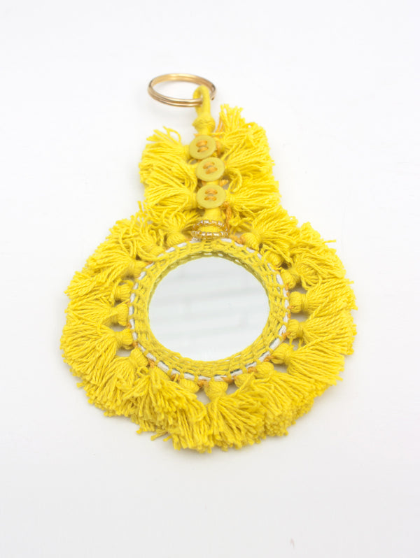 Bohemia Design Tassel Mirror Keyrings