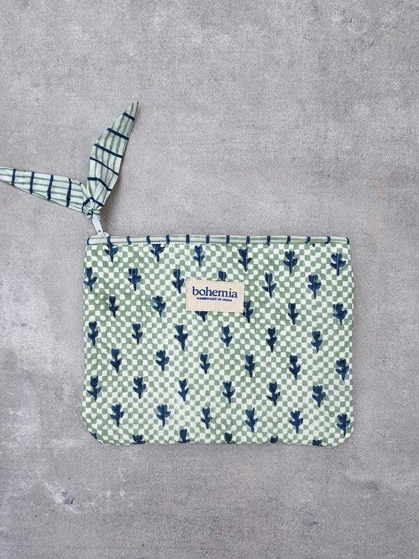 bohemia design Tulip Check Zip Pouch Large