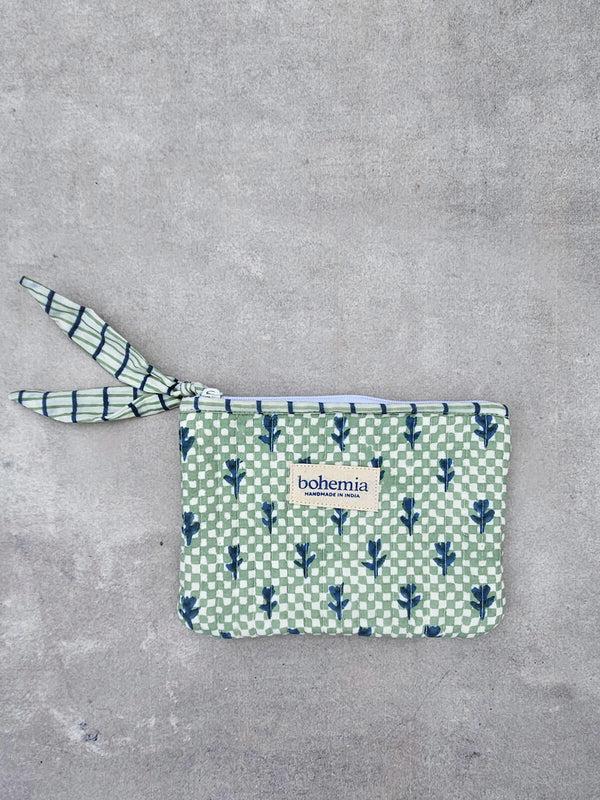 bohemia design Tulip Check Zip Pouch Medium
