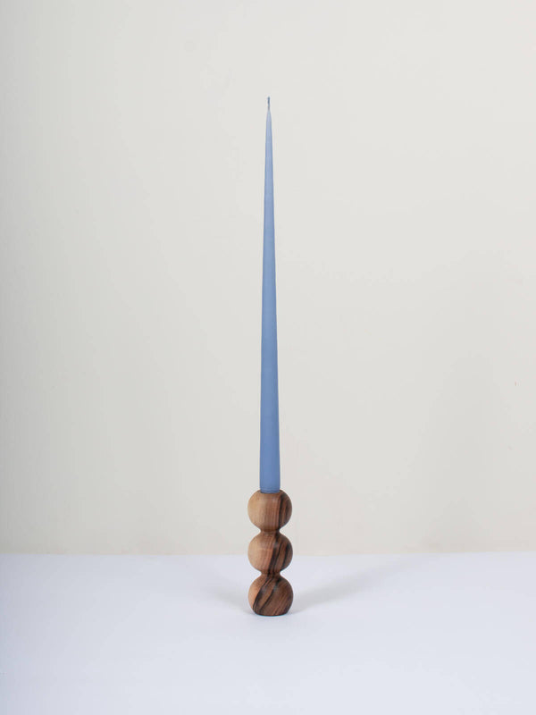 Bohemia Design Walnut Wood Candlestick Bubble