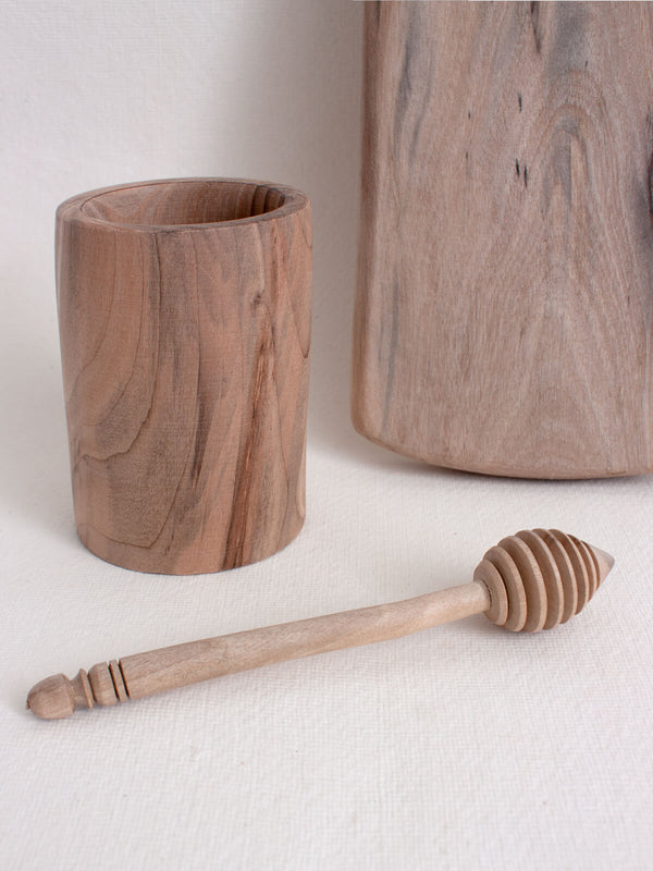 Bohemia Design Walnut Wood Honey Dipper Set