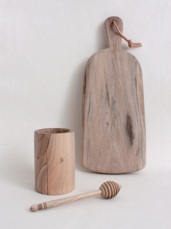 bohemia design Walnut Wood Honey Dipper Set