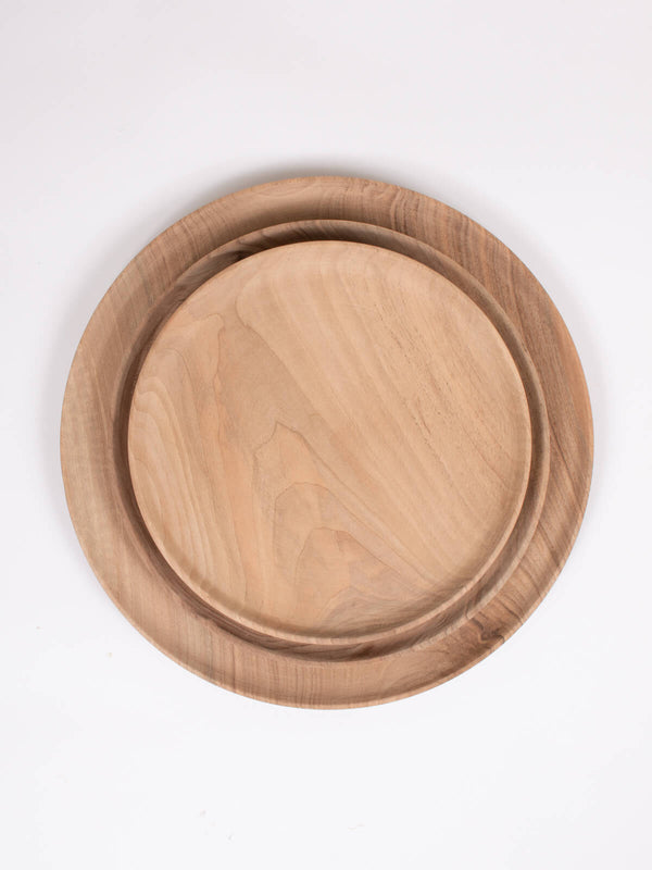 bohemia design Walnut Wood Plates