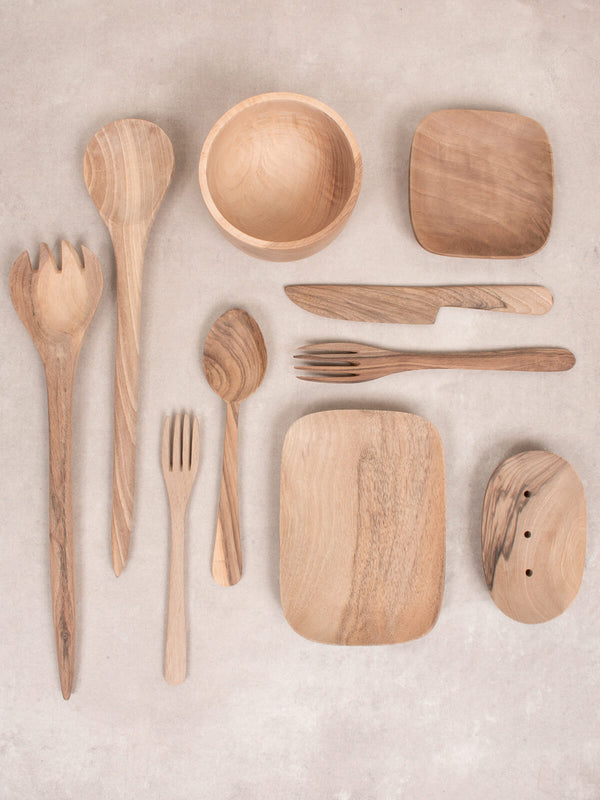 Bohemia Design Walnut Wood Salad Servers