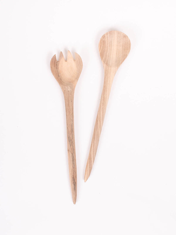 Bohemia Design Walnut Wood Salad Servers