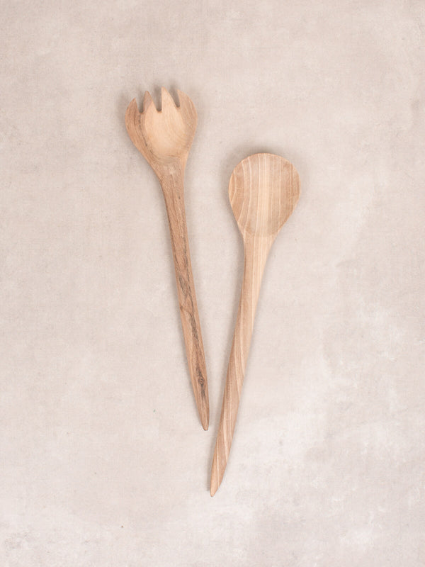 bohemia design Walnut Wood Salad Servers