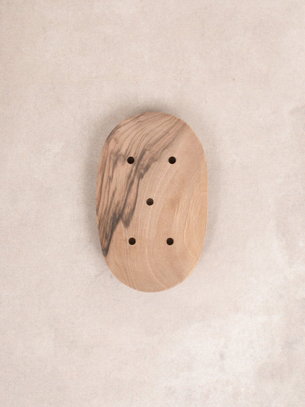 Bohemia Design Walnut Wood Soap Dish 5 Hole