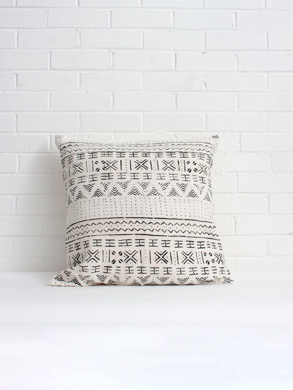 Bohemia Design White Mudcloth Cushions