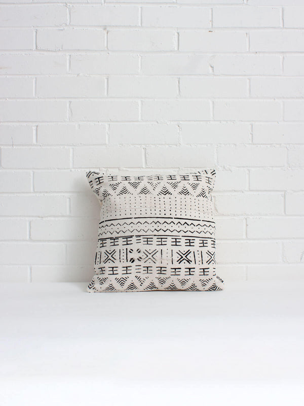 Bohemia Design White Mudcloth Cushions