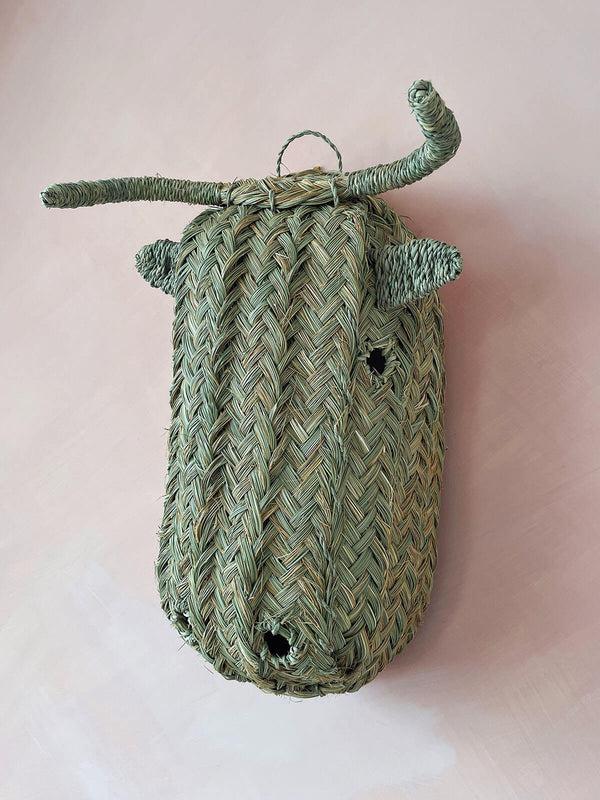 Bohemia Design Woven Animal Head Buffalo