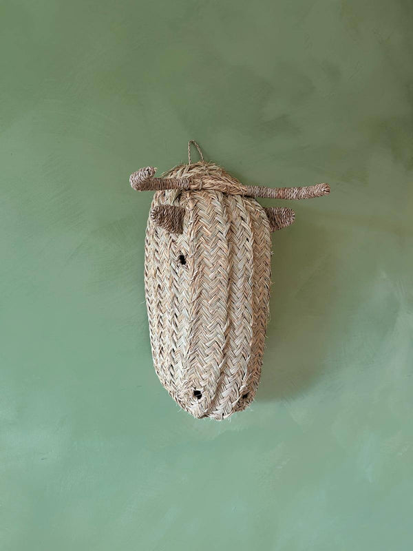 bohemia design Woven Animal Head Buffalo