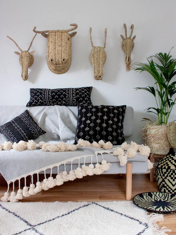 Bohemia Design Woven Animal Head Gazelle