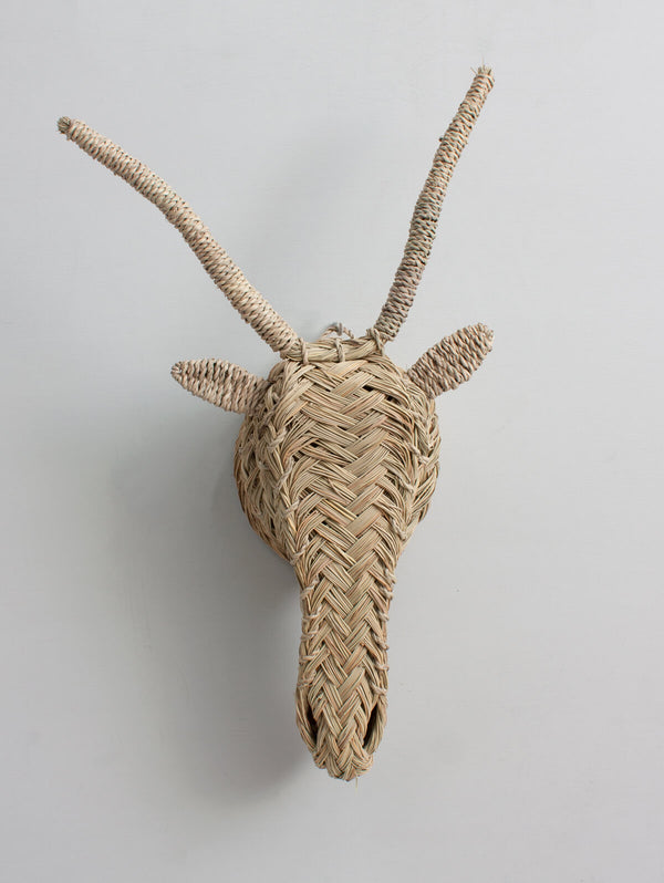 bohemia design Woven Animal Head Gazelle