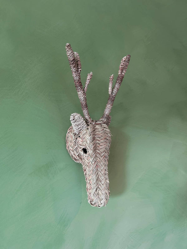 bohemia design Woven Animal Head Stag