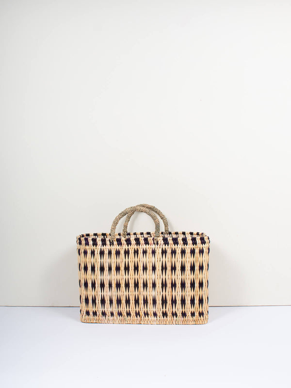 Bohemia Design Woven Reed Basket Indigo