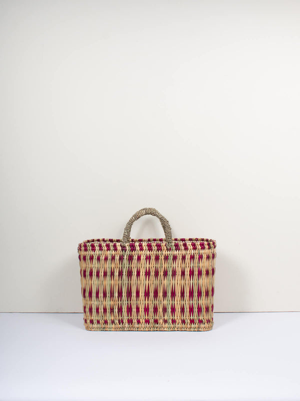 Bohemia Design Woven Reed Basket Violet