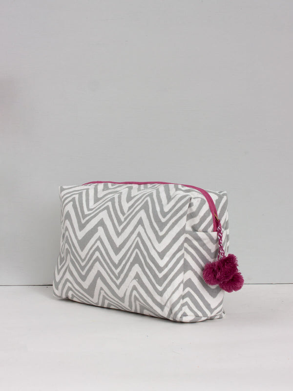 Bohemia Design Zig Zag Washbag Grey
