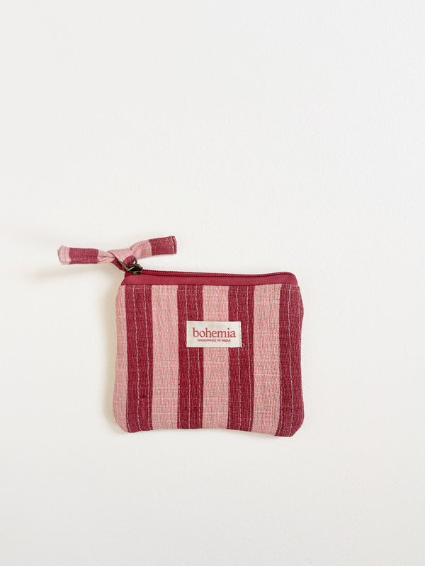 Bohemia Design Jaipur Stripe Coin Purse Pomegranate