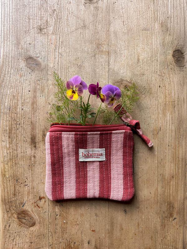 bohemia design Jaipur Stripe Coin Purse Pomegranate