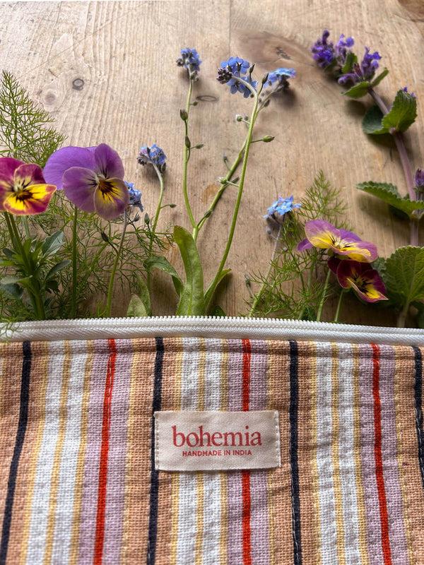 Bohemia Design Jaipur Stripe Large Pouch Tutti Frutti
