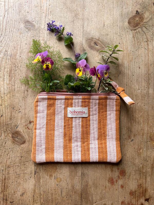 bohemia design Jaipur Stripe Medium Pouch Pink City