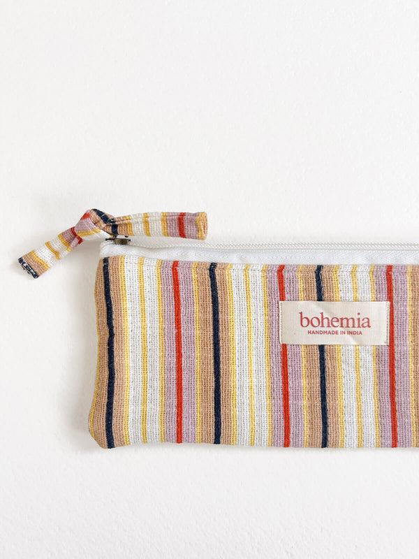 Bohemia Design Jaipur Stripe Pencil Case Tutti Frutti