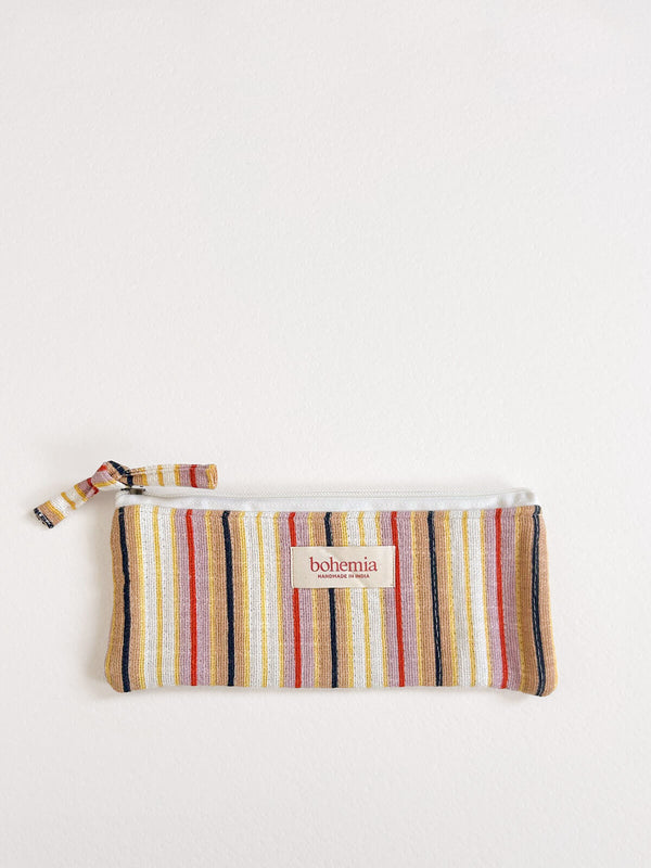 Bohemia Design Jaipur Stripe Pencil Case Tutti Frutti