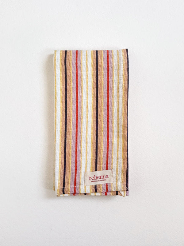 Bohemia Design Jaipur Stripe Tea Towel Tutti Frutti