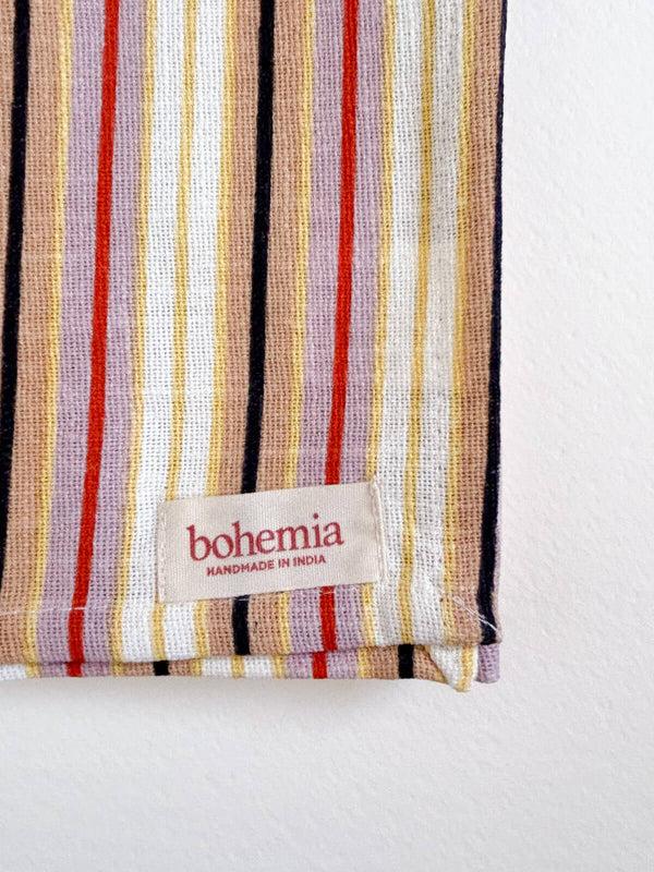 Bohemia Design Jaipur Stripe Tea Towel Tutti Frutti