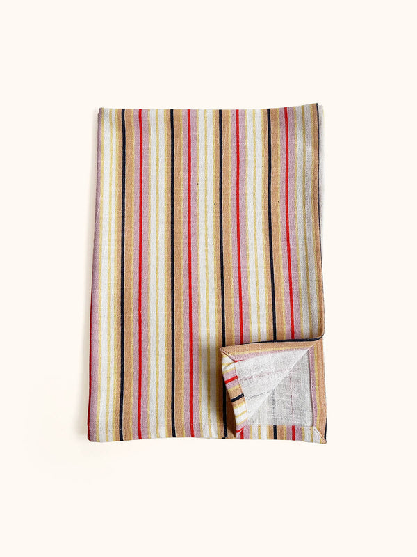 Bohemia Design Jaipur Stripe Tea Towel Tutti Frutti