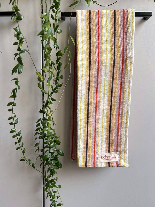 bohemia design Jaipur Stripe Tea Towel Tutti Frutti