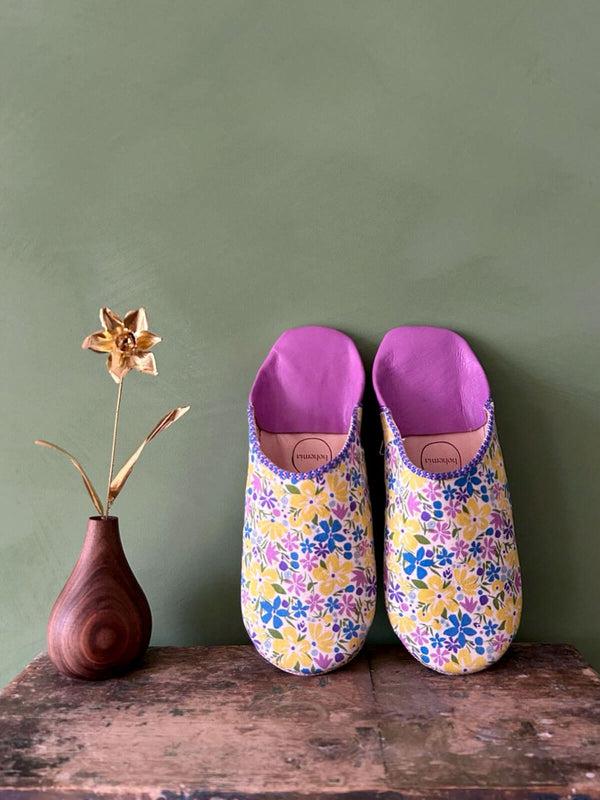 Bohemia Design Liberty Print Babouche Slippers Bohemian Bloom