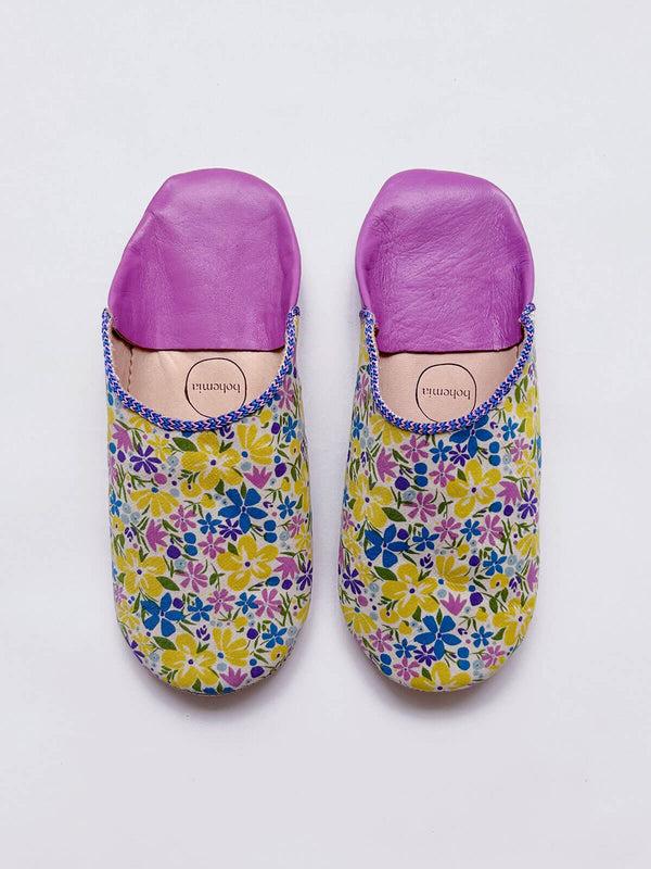 Bohemia Design Liberty Print Babouche Slippers Bohemian Bloom