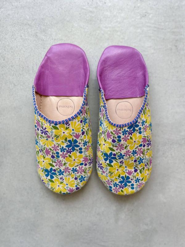 bohemia design Liberty Print Babouche Slippers Bohemian Bloom