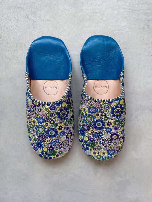 bohemia design Liberty Print Babouche Slippers Paradise Petals
