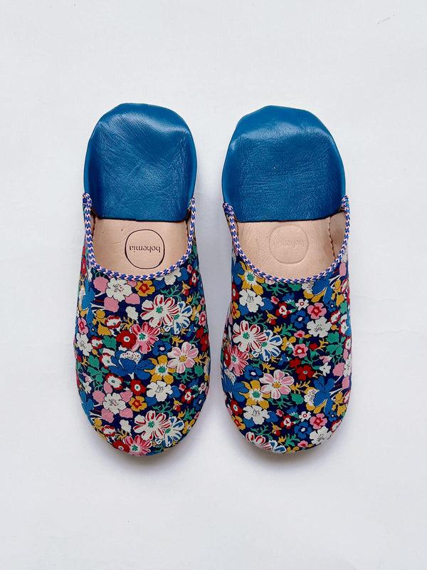 Bohemia Design Liberty Print Babouche Slippers Westbourne Posy