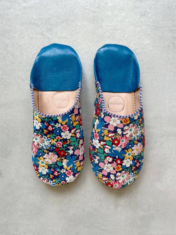 bohemia design Liberty Print Babouche Slippers Westbourne Posy