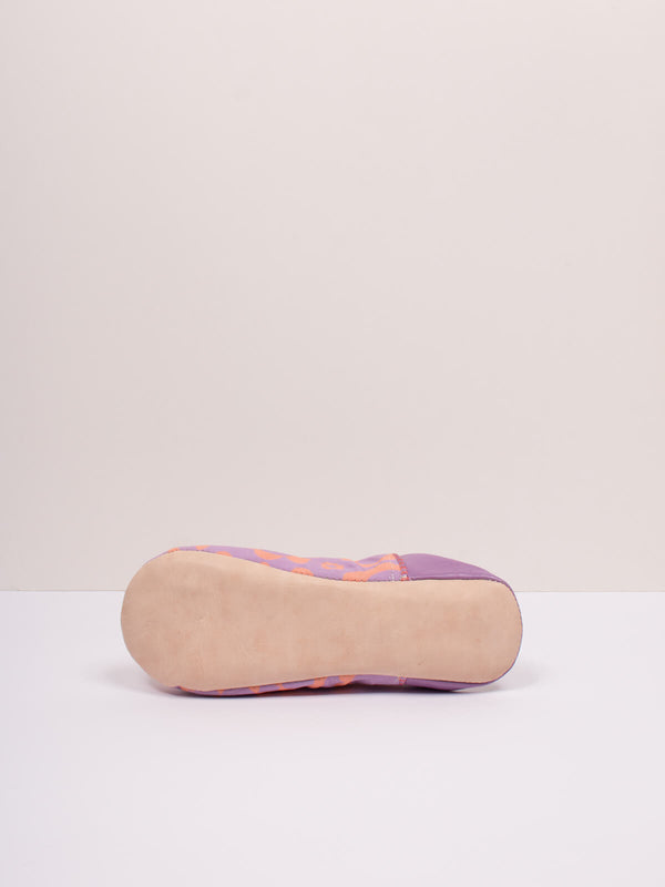 Bohemia Design Margot Floral Babouche Slippers Lilac