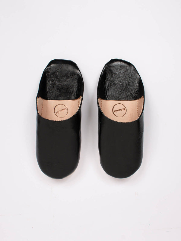 bohemia design Moroccan Babouche Basic Slippers Black