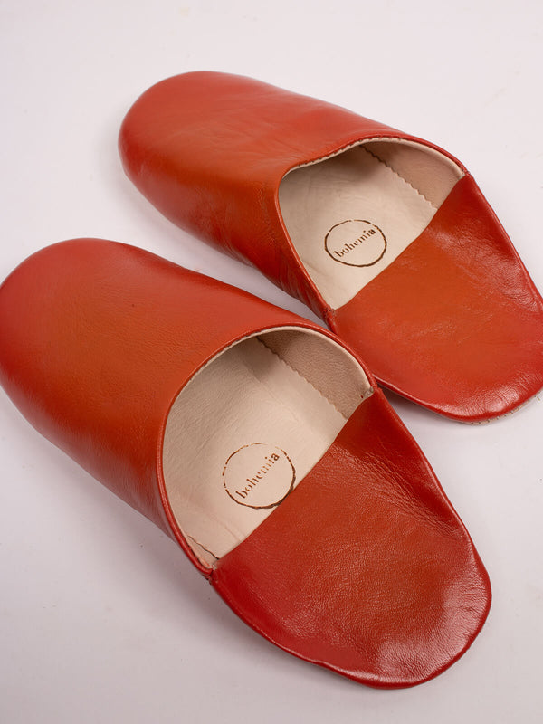 Bohemia Design Moroccan Babouche Basic Slippers Burnt Orange