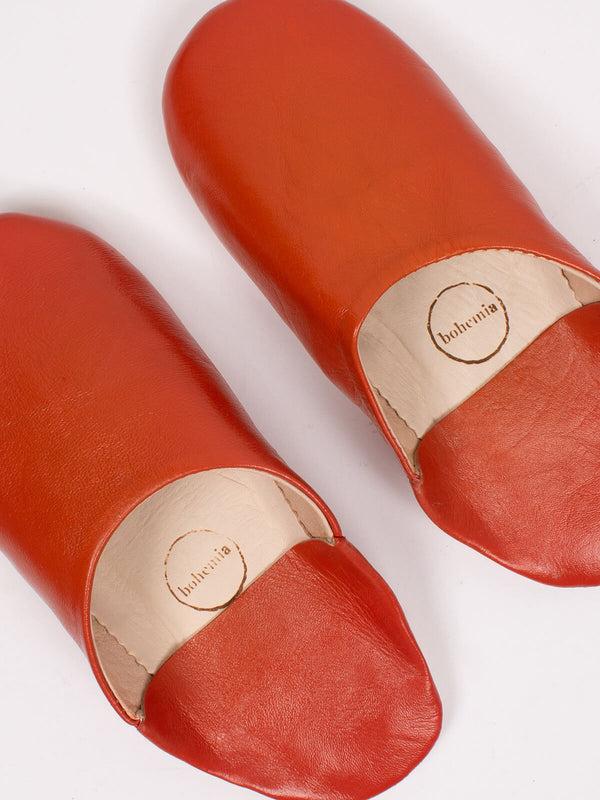 Bohemia Design Moroccan Babouche Basic Slippers Burnt Orange