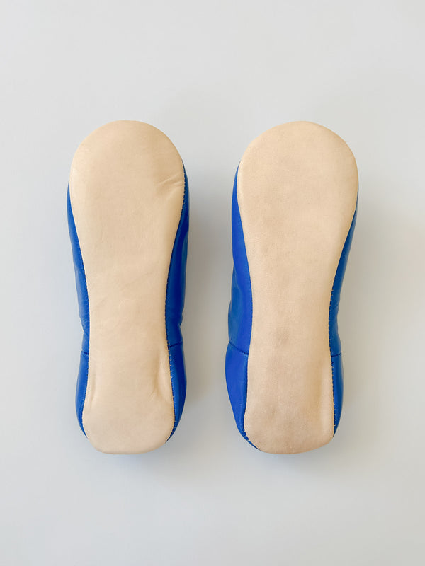 Bohemia Design Moroccan Babouche Basic Slippers Majorelle Blue