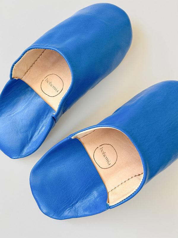 Bohemia Design Moroccan Babouche Basic Slippers Majorelle Blue