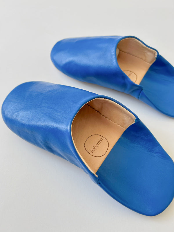 Bohemia Design Moroccan Babouche Basic Slippers Majorelle Blue